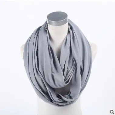 YWHUANSEN 2024 New Mother Lactation Cover Feeding a Child Fashion Women Infinity Scarf Breastfeeding Mommy Nursing Infant Shawl