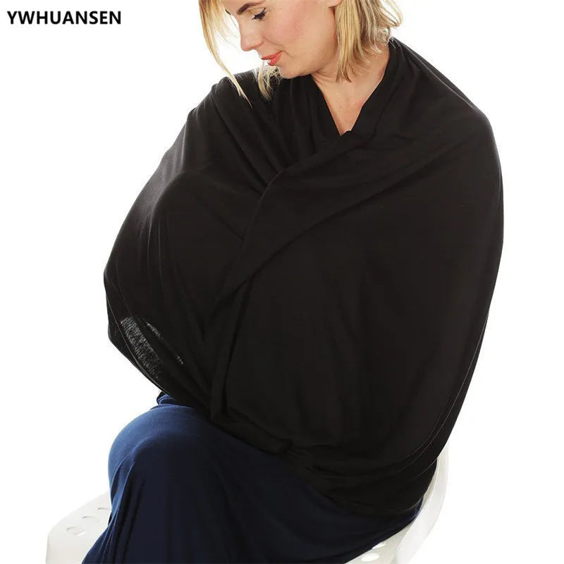 YWHUANSEN 2024 New Mother Lactation Cover Feeding a Child Fashion Women Infinity Scarf Breastfeeding Mommy Nursing Infant Shawl