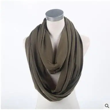 YWHUANSEN 2024 New Mother Lactation Cover Feeding a Child Fashion Women Infinity Scarf Breastfeeding Mommy Nursing Infant Shawl