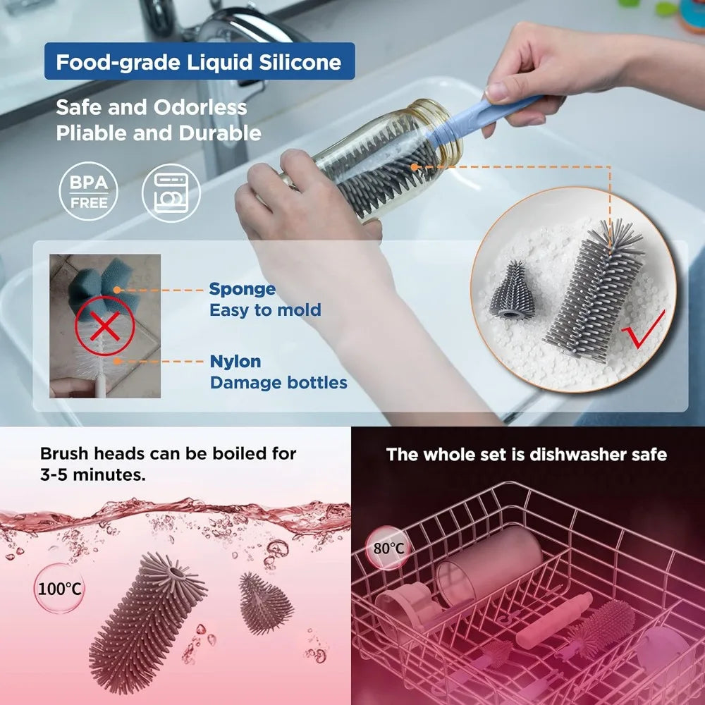 Portable Baby Bottle Cleaning Kit