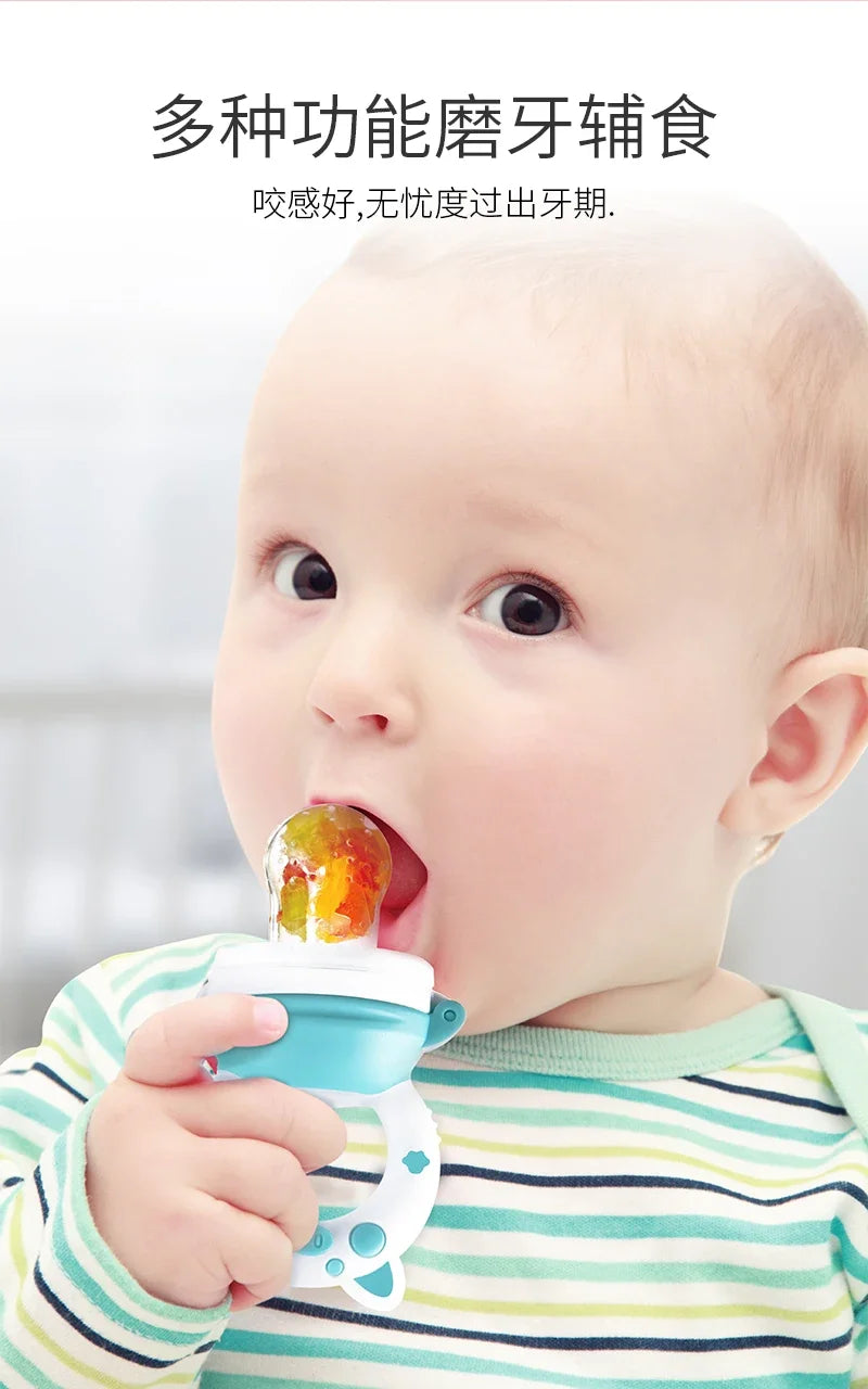 Silicone Fresh Food Nibbler Baby Feeder Kids Boy Girl Fruit Nipples Feeding Safe Infant Baby Supplies Nipple Soother Bottles
