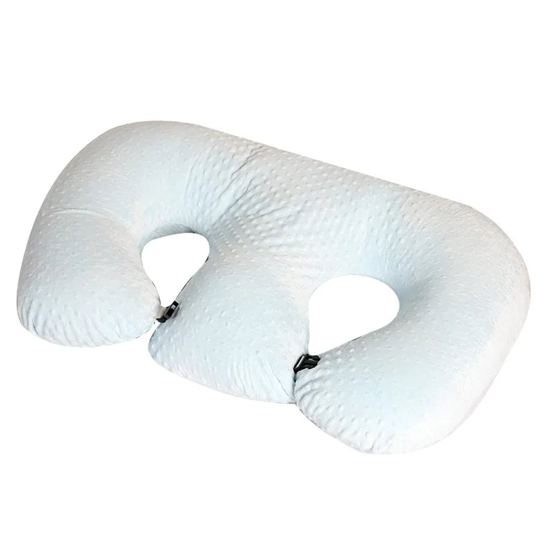 Baby Twin Pillow Nursing Breastfeeding Pillow Anti-spitting Feeding Cushions Baby Nest