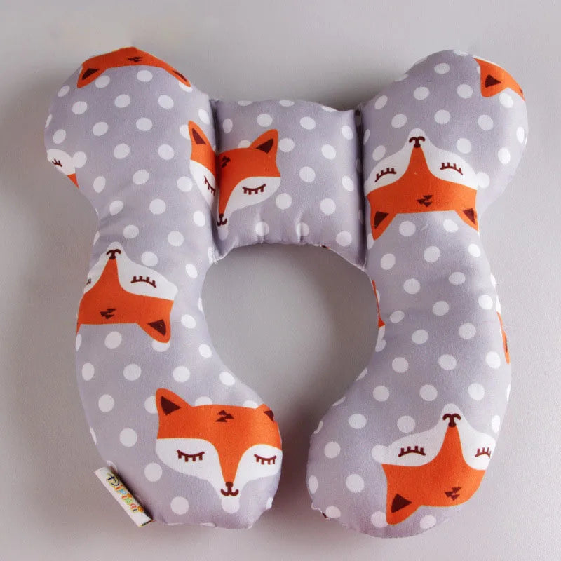 Protective Baby Pillow Travel Car Seat Head Neck Support Pillows Soft Toddler U Shape Headrest Protection Cushion For Children