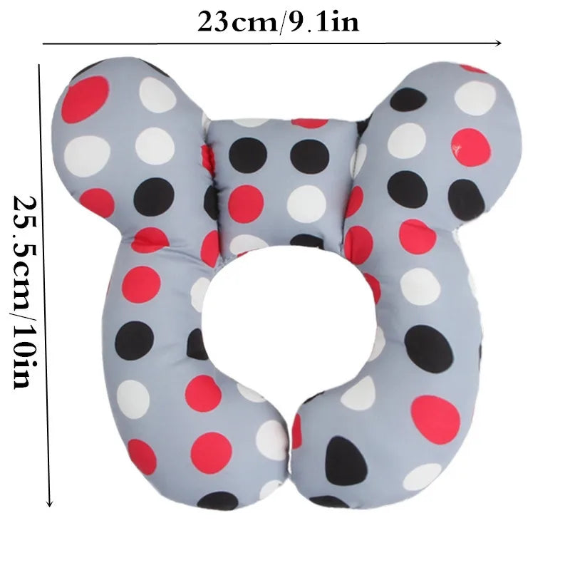 Protective Baby Pillow Travel Car Seat Head Neck Support Pillows Soft Toddler U Shape Headrest Protection Cushion For Children