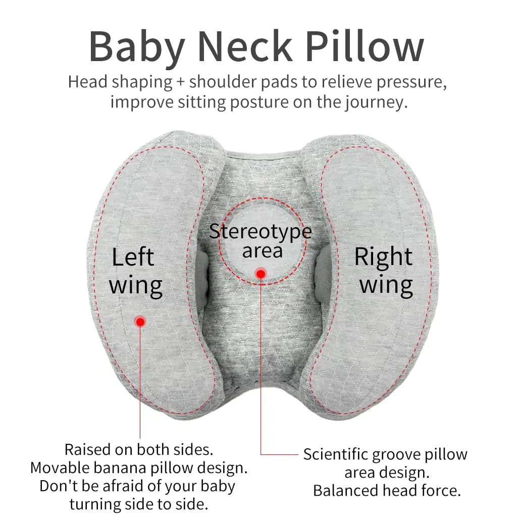 Baby Head Neck Support Pillow For Car Seats Strollers Newborn Travel Neck Pillow The Most Effective Safety Accessories