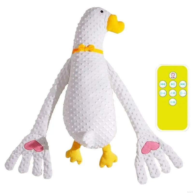 066B Cartoon Baby Exhaust Pillow Toy Soothing Infants Mood without/with Music and Gentle Patting Function for Relaxation