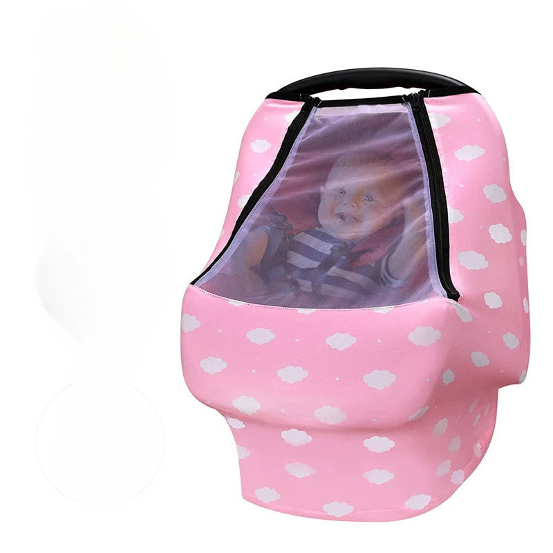 Breathable Baby Car Seat & Nursing Cover