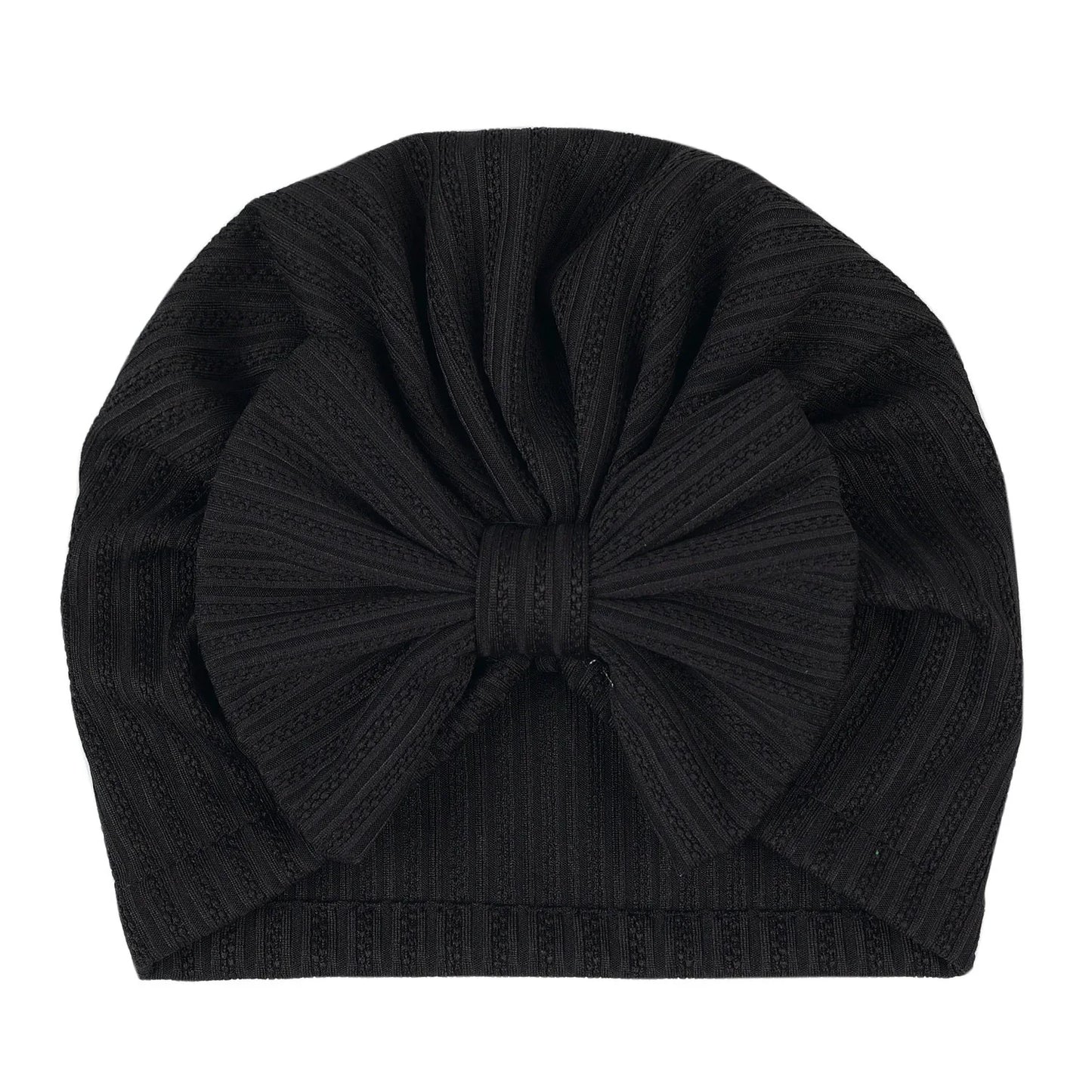 Cute Baby Bow Hat β Soft Turban Beanie for Newborns & Infants