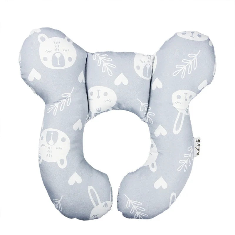 Protective Baby Pillow Travel Car Seat Head Neck Support Pillows Soft Toddler U Shape Headrest Protection Cushion For Children