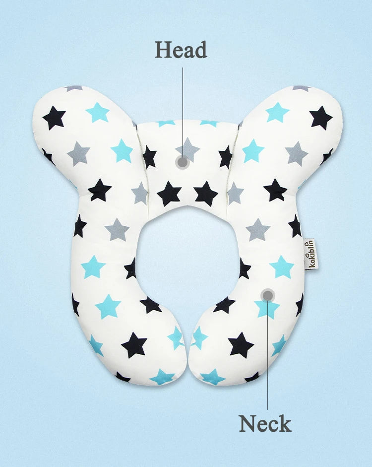 Protective Baby Pillow Travel Car Seat Head Neck Support Pillows Soft Toddler U Shape Headrest Protection Cushion For Children