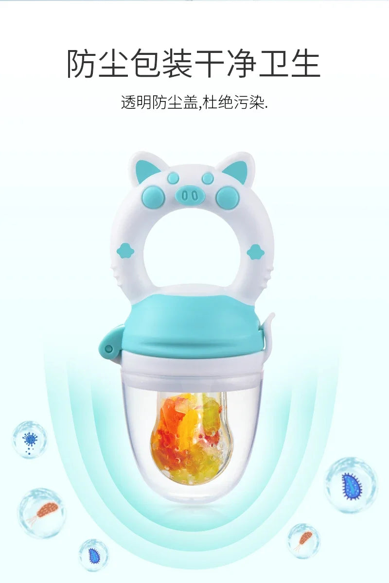 Silicone Fresh Food Nibbler Baby Feeder Kids Boy Girl Fruit Nipples Feeding Safe Infant Baby Supplies Nipple Soother Bottles