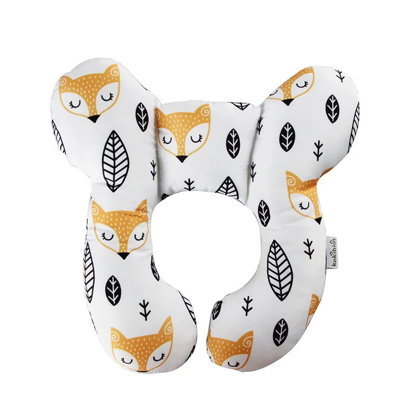 Protective Baby Pillow Travel Car Seat Head Neck Support Pillows Soft Toddler U Shape Headrest Protection Cushion For Children