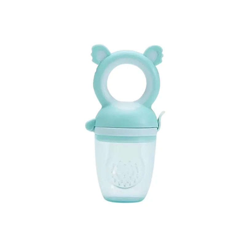 Baby Food Feeding Spoon Juice Extractor Fruit Feeder Pacifier Baby Feeding Bottle Silicone Gum Fruit Vegetable Bite Eat Feeder