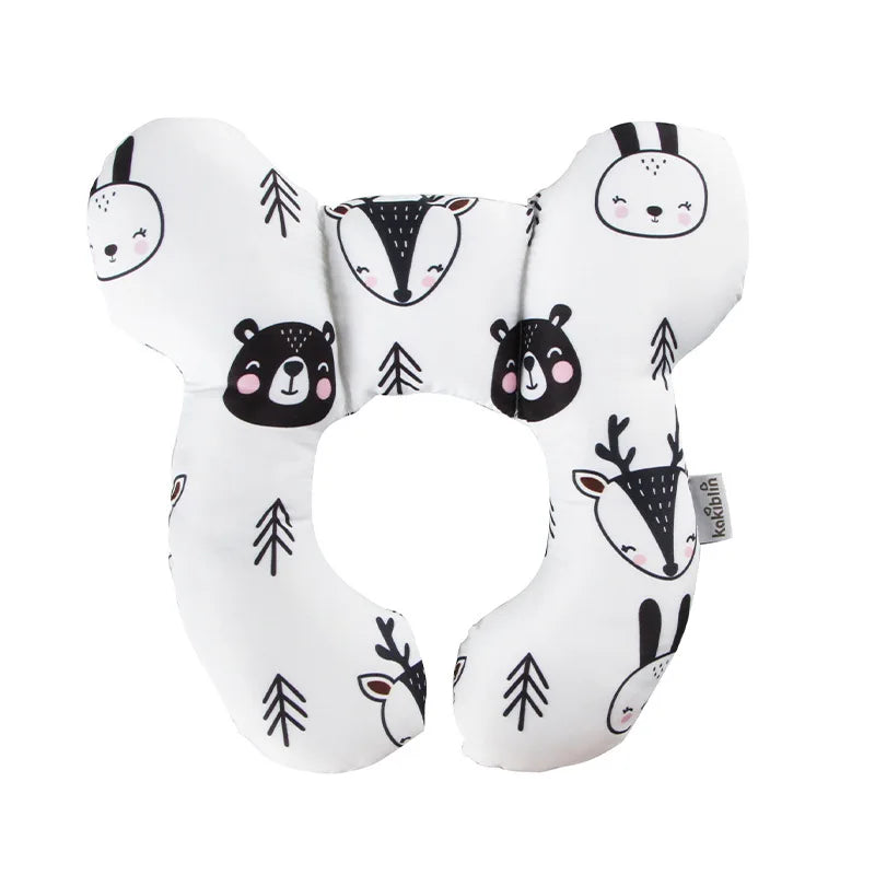 Protective Baby Pillow Travel Car Seat Head Neck Support Pillows Soft Toddler U Shape Headrest Protection Cushion For Children
