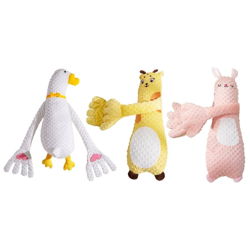 066B Cartoon Baby Exhaust Pillow Toy Soothing Infants Mood without/with Music and Gentle Patting Function for Relaxation