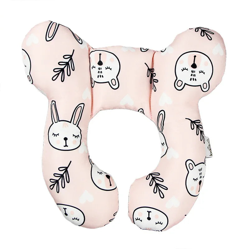 Protective Baby Pillow Travel Car Seat Head Neck Support Pillows Soft Toddler U Shape Headrest Protection Cushion For Children