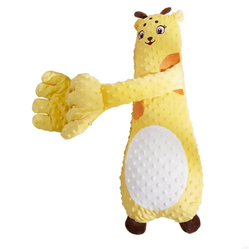 066B Cartoon Baby Exhaust Pillow Toy Soothing Infants Mood without/with Music and Gentle Patting Function for Relaxation