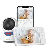 BOIFUN 480P Baby Monitor – Night Vision, Two-Way Audio, Temp Sensor
