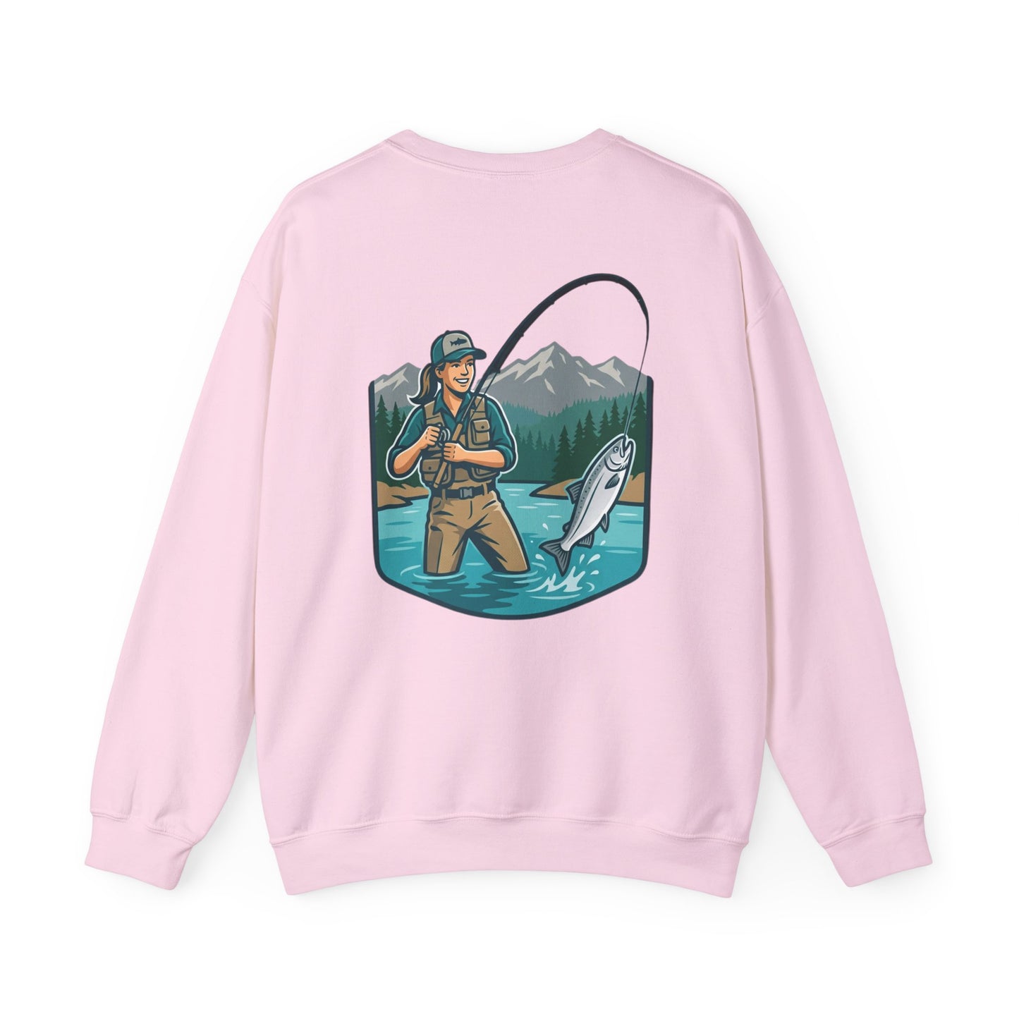 Fishing Adventure Sweatshirt — Alaska Wild Cats Graphic Crewneck