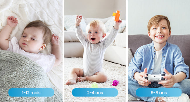 ieGeek 1080P PTZ Baby Monitor with 2 Cameras, 4.3” Screen & App Control