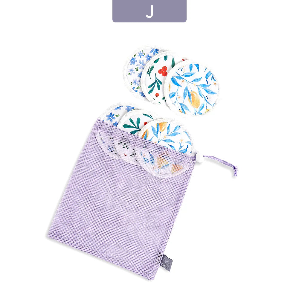 Elinfant 6-Pack Reusable Bamboo Nursing Pads