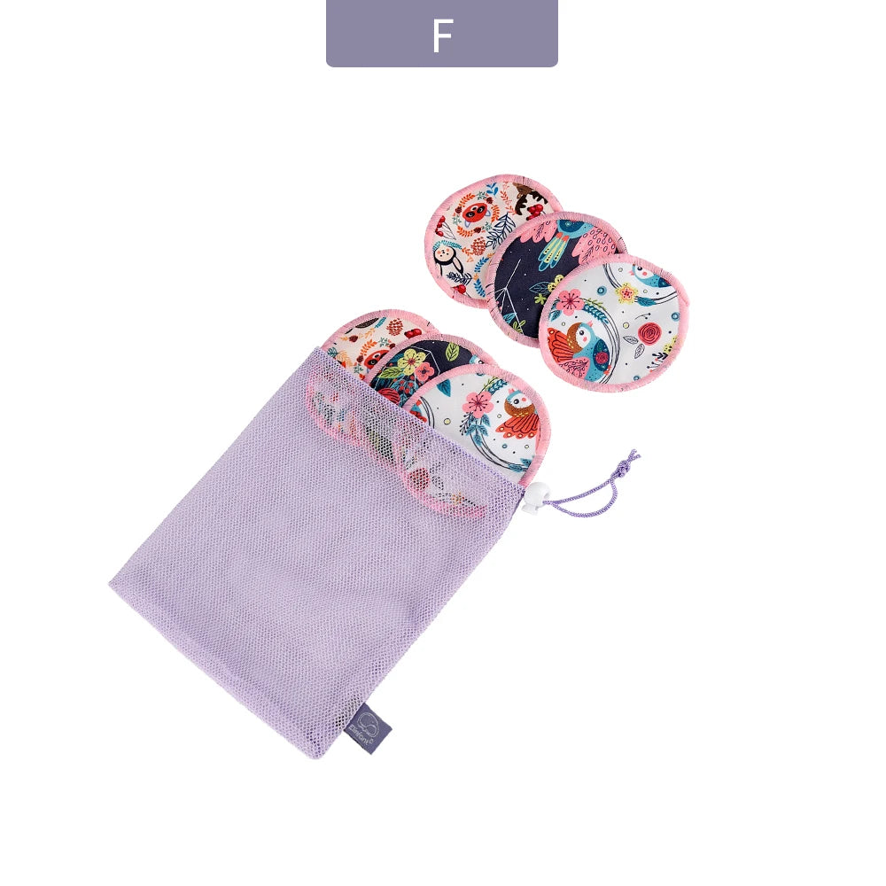 Elinfant 6-Pack Reusable Bamboo Nursing Pads