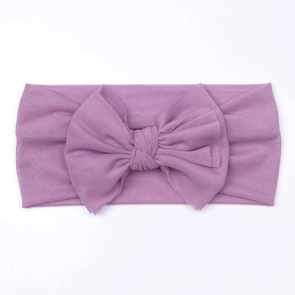 Soft Baby Bow Headband – Elastic & Comfortable Hair Accessory