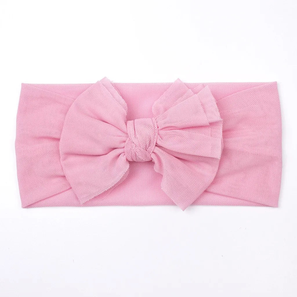 Soft Baby Bow Headband – Elastic & Comfortable Hair Accessory