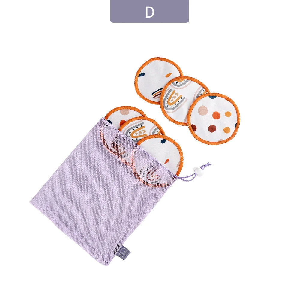 Elinfant 6-Pack Reusable Bamboo Nursing Pads