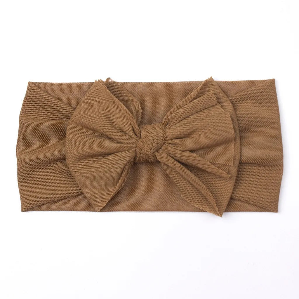 Soft Baby Bow Headband – Elastic & Comfortable Hair Accessory