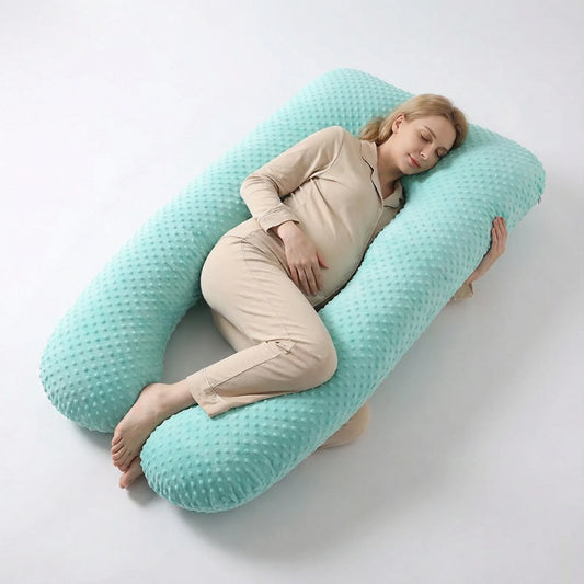 Ergonomic Pregnancy Body Pillow – Full Body Maternity Sleep Support Cushion