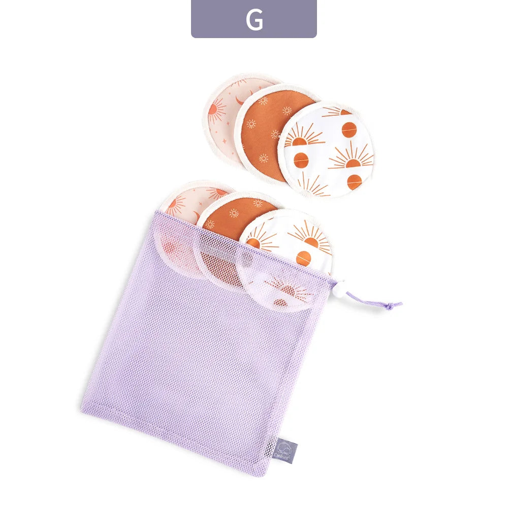 Elinfant 6-Pack Reusable Bamboo Nursing Pads