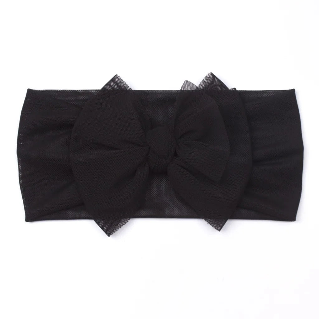 Soft Baby Bow Headband – Elastic & Comfortable Hair Accessory