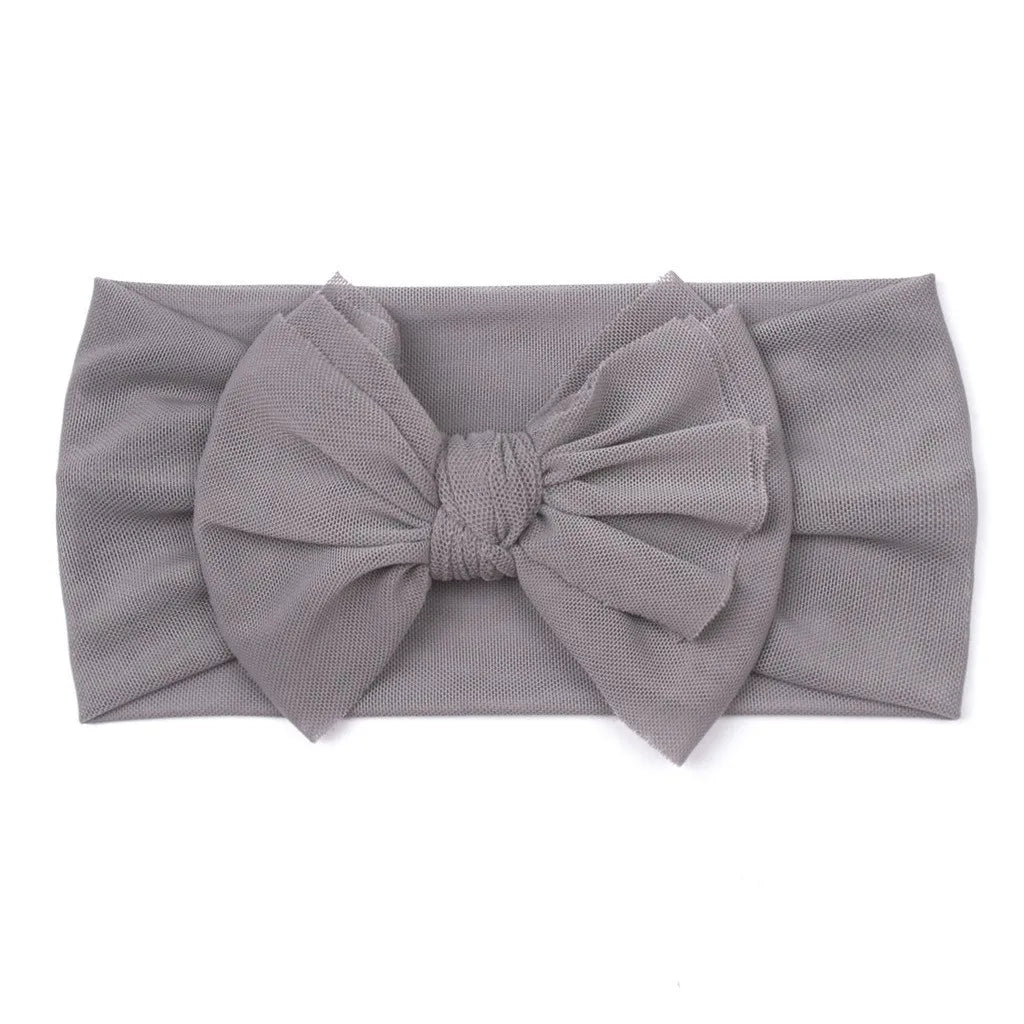 Soft Baby Bow Headband – Elastic & Comfortable Hair Accessory