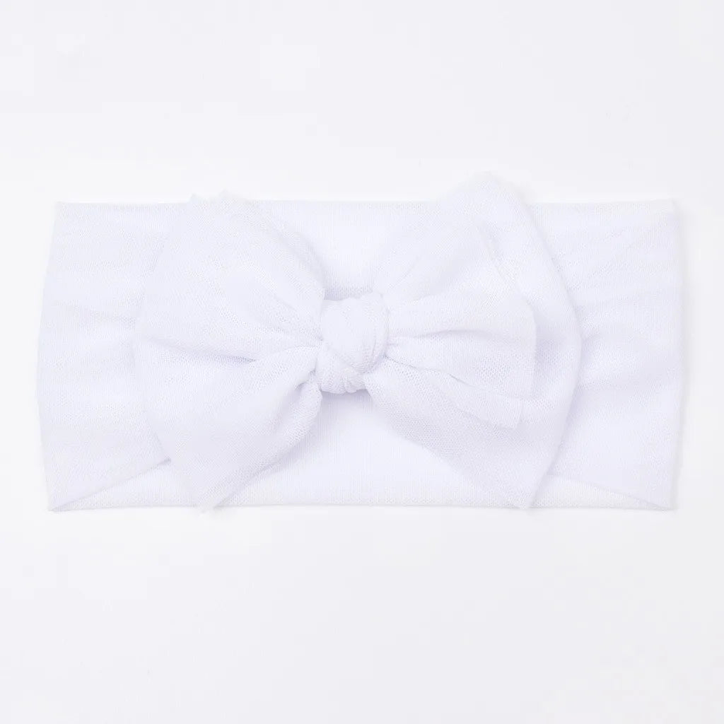Soft Baby Bow Headband – Elastic & Comfortable Hair Accessory