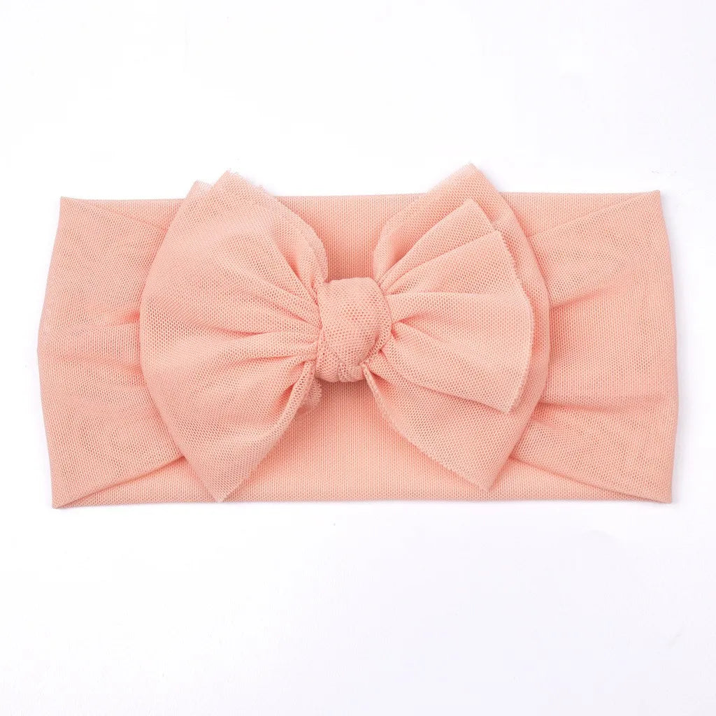 Soft Baby Bow Headband – Elastic & Comfortable Hair Accessory