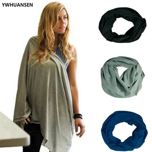 YWHUANSEN 2024 New Mother Lactation Cover Feeding a Child  Fashion Women Infinity Scarf Breastfeeding Mommy Nursing Infant Shawl