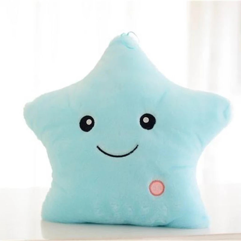 LED Glow Star Plush Pillow