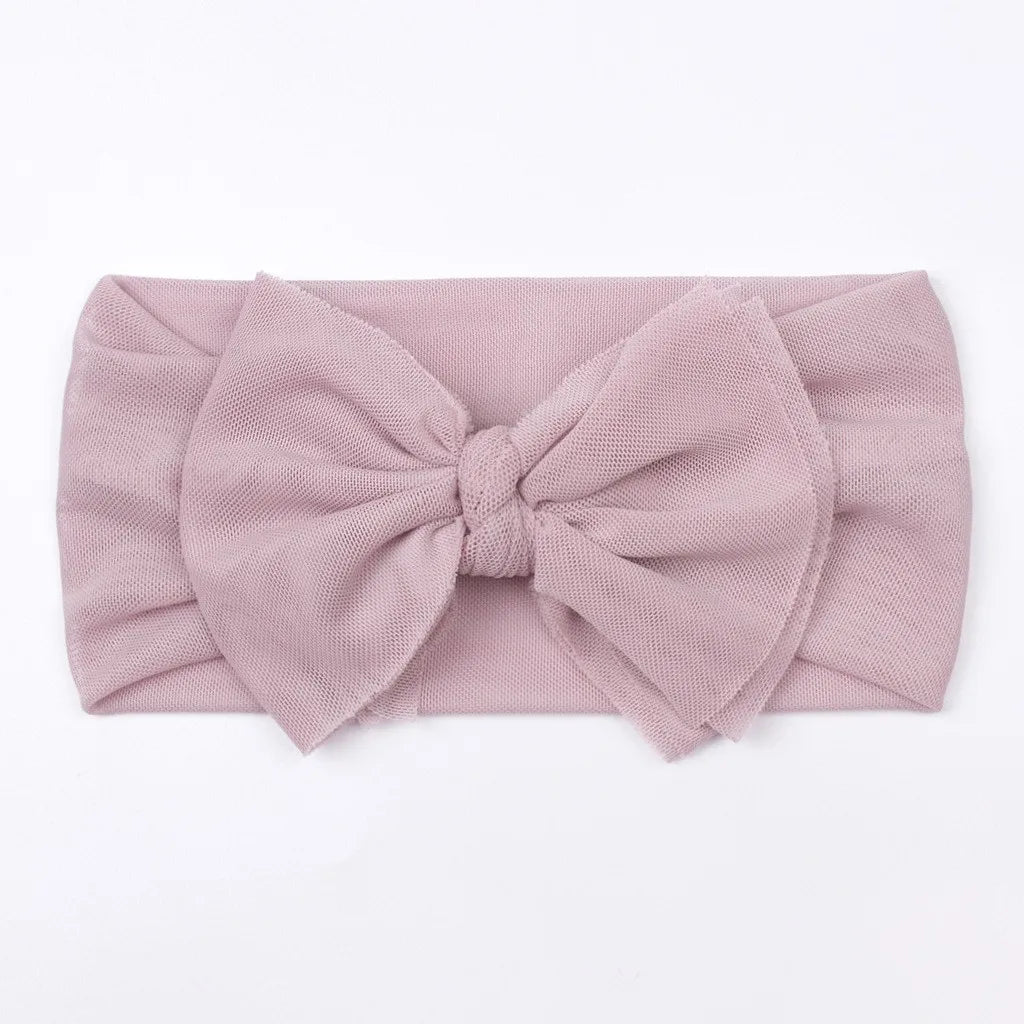 Soft Baby Bow Headband – Elastic & Comfortable Hair Accessory