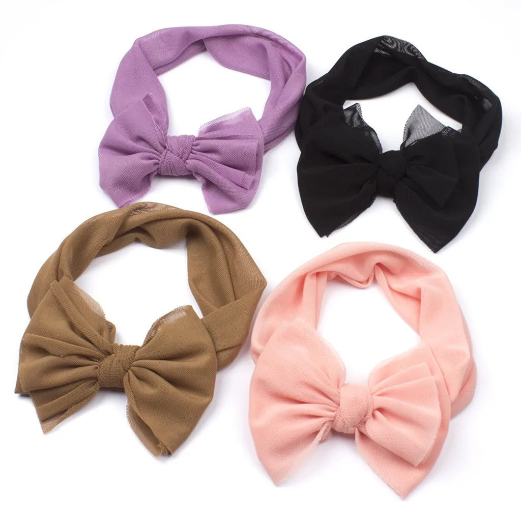 Soft Baby Bow Headband – Elastic & Comfortable Hair Accessory