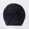 Cozy Polka-Dot Baby Hat with Bow