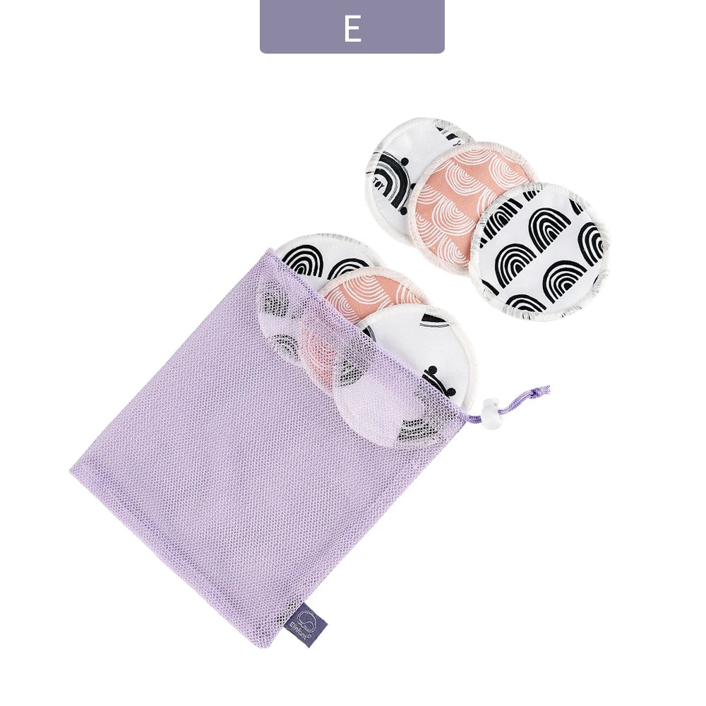 Elinfant 6-Pack Reusable Bamboo Nursing Pads