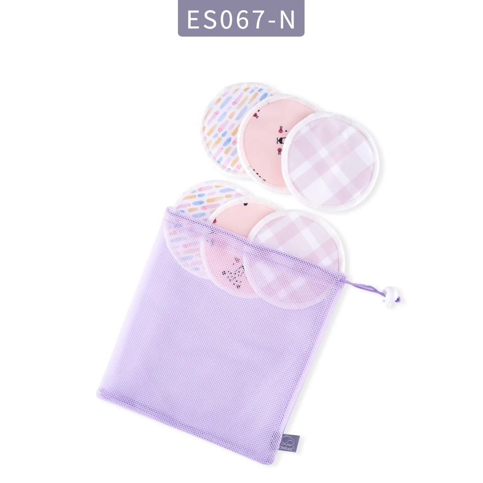 Elinfant 6-Pack Reusable Bamboo Nursing Pads