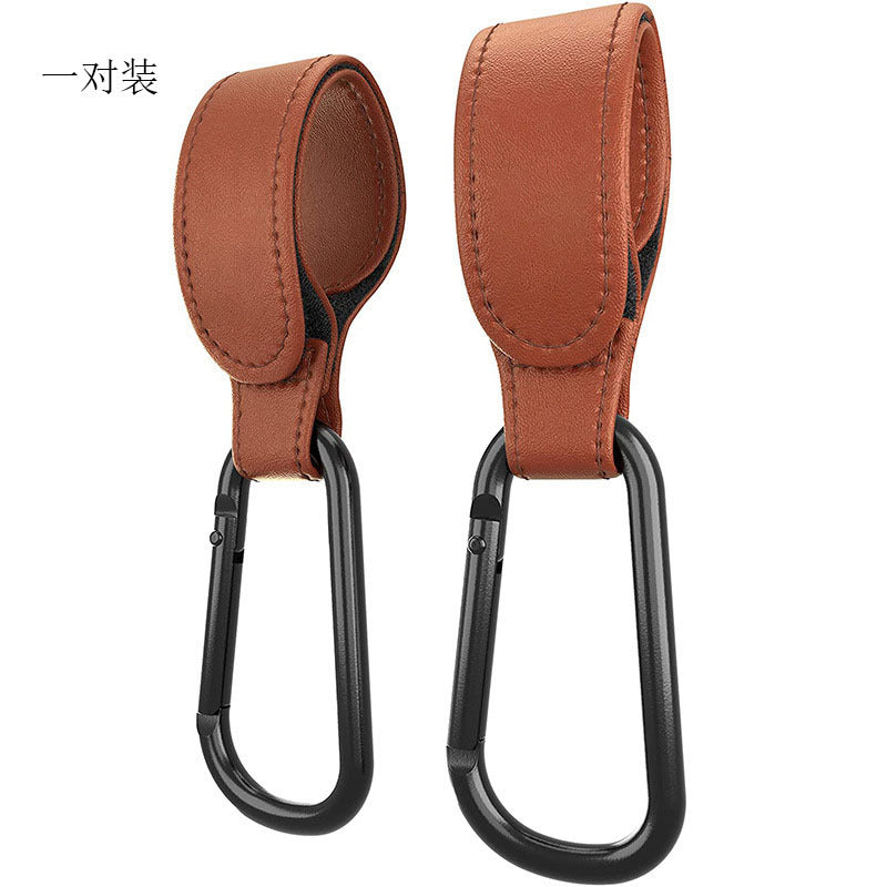 Stoller PU Leather Carabiner Hook