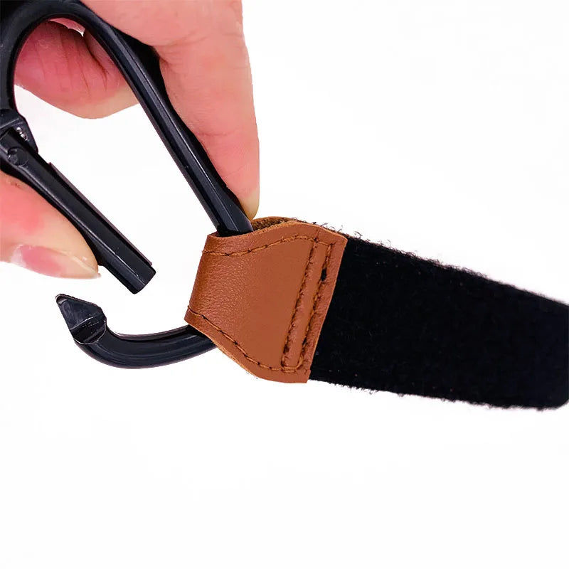 Stoller PU Leather Carabiner Hook