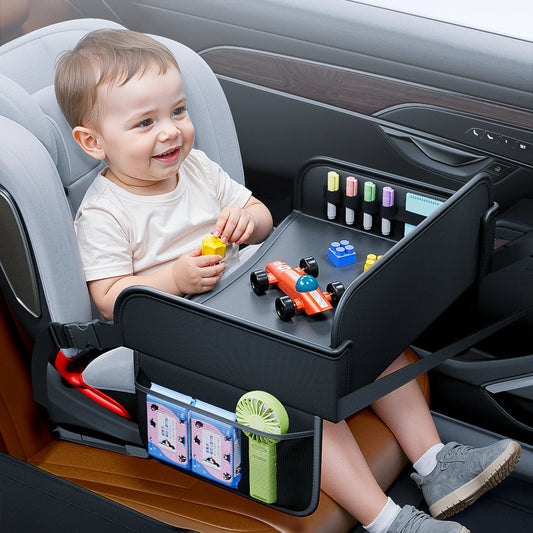 Kids Leather Backseat Travel Tray