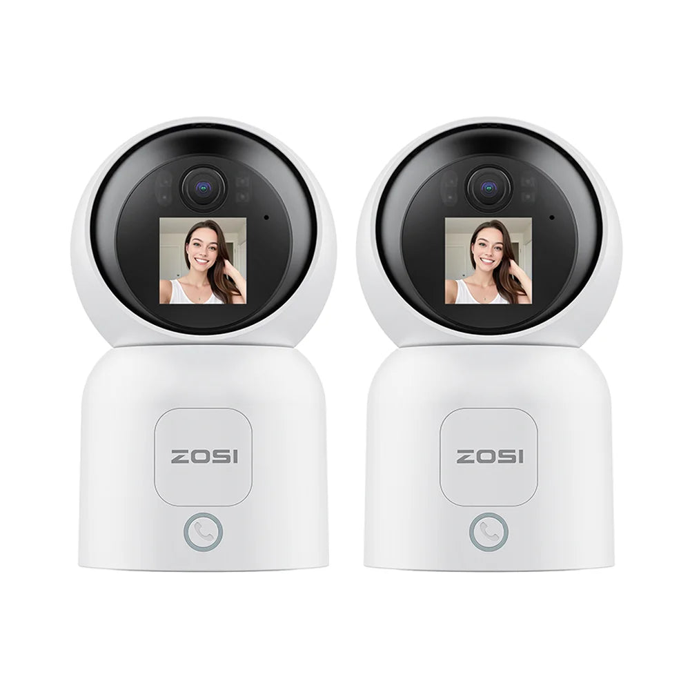 4MP Smart Baby Monitor Camera – Auto Tracking, WiFi, Video Call, Indoor HD