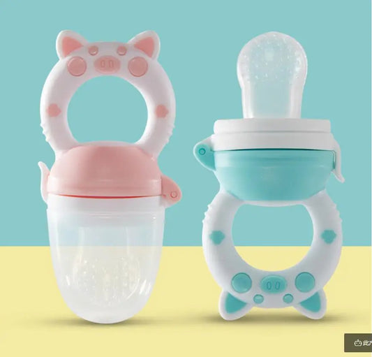 Silicone Fresh Food Nibbler Baby Feeder Kids Boy Girl Fruit Nipples Feeding Safe Infant Baby Supplies Nipple Soother Bottles