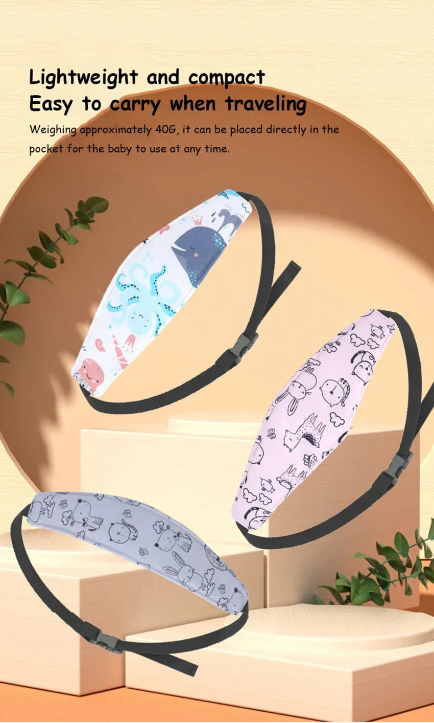 Kids Car Seat Head Support Strap