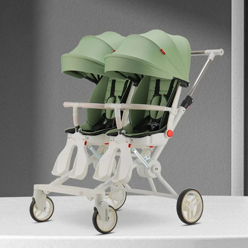 Foldable Twin Baby Stroller